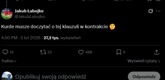 ODPOWIEDŹ Jakuba Łabojko nt. REWELACJI w kwestii JEGO KONTRAKTU xD